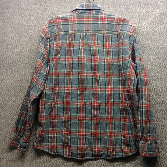 L.L. Bean Cotton Flannel Plaid Button-Up Traditional Fit Size L - Picture 2 of 7